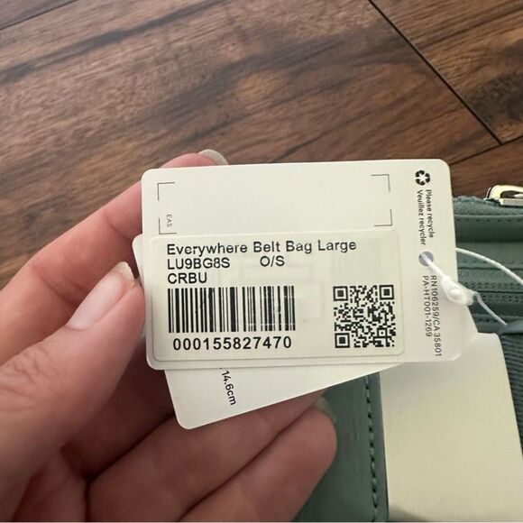 Lululemon Everywhere Belt Bag 2L Crater Blue NEW casual travel Fanny pack - Picture 4 of 8